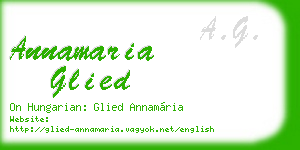 annamaria glied business card